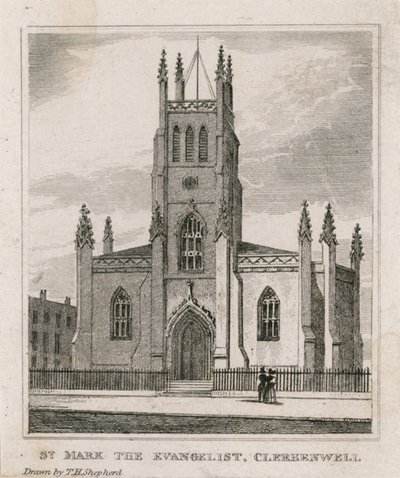Kościół św. Marka, Clerkenwell autorstwa Thomas Hosmer Shepherd