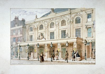 Surrey Theatre i Surrey Coffee House na Blackfriars Road, Southwark, Londyn, c1835 autorstwa Thomas Hosmer Shepherd
