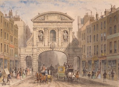 Temple Bar autorstwa Thomas Hosmer Shepherd