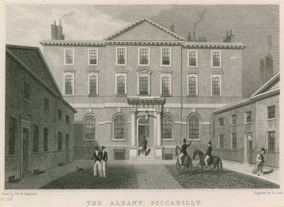 Albany, Piccadilly, Londyn autorstwa Thomas Hosmer Shepherd