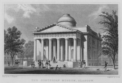 Hunterian Museum, Glasgow (rycina) autorstwa Thomas Hosmer Shepherd