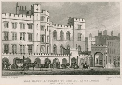 Wejście króla do Izby Lordów, Westminster, Londyn autorstwa Thomas Hosmer Shepherd