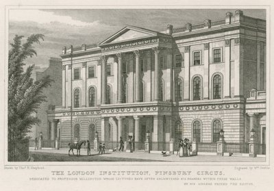 Instytucja londyńska, Finsbury Circus autorstwa Thomas Hosmer Shepherd