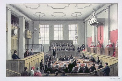Old Bailey, Londyn (wnętrze) autorstwa Thomas Hosmer Shepherd