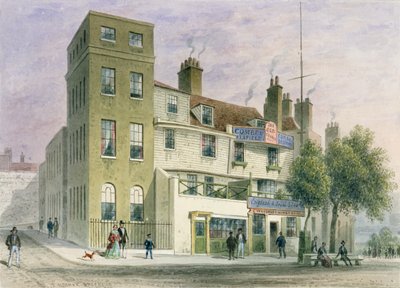 The Old George na Tower Hill autorstwa Thomas Hosmer Shepherd