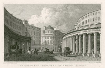 Kwadrant i część Regent Street w Londynie autorstwa Thomas Hosmer Shepherd