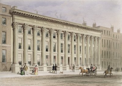 Royal Institution of Great Britain, Albemarle Street, c.1838 autorstwa Thomas Hosmer Shepherd