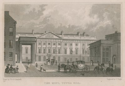 Mennica Królewska, Tower Hill, Londyn autorstwa Thomas Hosmer Shepherd