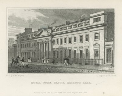 Łaźnie Royal York na tarasie York autorstwa Thomas Hosmer Shepherd