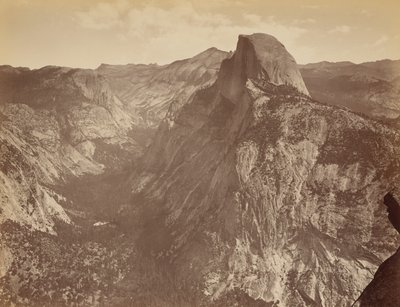 [Pół kopuły z Glacier Point, Yosemite]. autorstwa Thomas Houseworth and Company