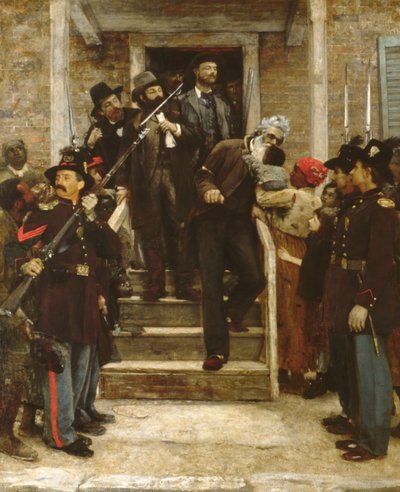 Ostatnie chwile Johna Browna, 1882-84. autorstwa Thomas Hovenden