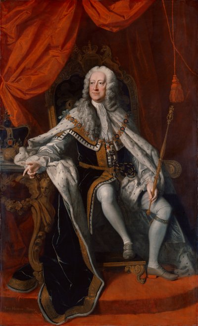 Król Jerzy II autorstwa Thomas Hudson
