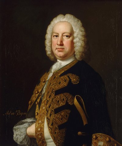Portret admirała Johna Bynga autorstwa Thomas Hudson
