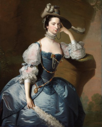 Portret Małgorzaty, Lady Oxenden, ok. 1930 r. 1755 autorstwa Thomas Hudson