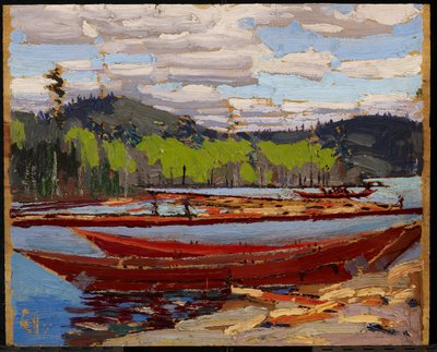 Łodzie, lato 1916 autorstwa Tom Thomson