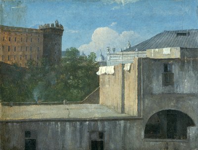 „Budynki w Neapolu od strony północno-wschodniej”, 1782 autorstwa Thomas Jones