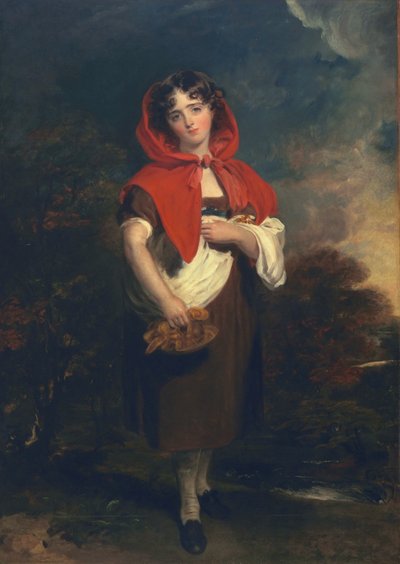 Emily Anderson: Czerwony Kapturek, ok. 1821 r. autorstwa Thomas Lawrence