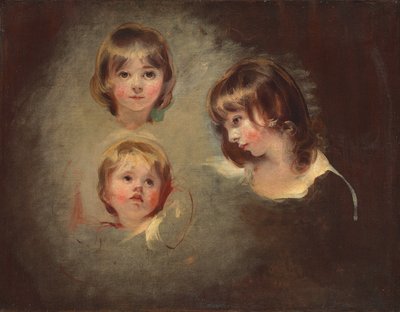 Studia główne Emilii Mary, Juliany i Marii Boucherett (olej na płótnie) autorstwa Thomas Lawrence