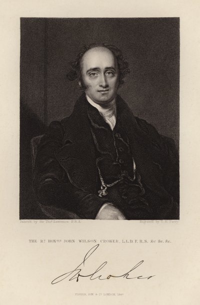 John Wilson Croker autorstwa Thomas Lawrence