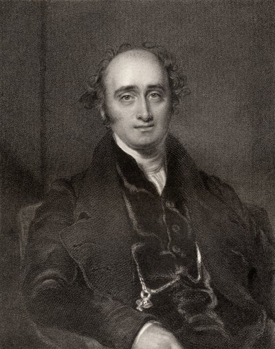 John Wilson Croker, grawerowane przez T.H. Parry, z "Narodowej Galerii Portretów, tom III", wydana ok. 1835 (lito) autorstwa Thomas Lawrence