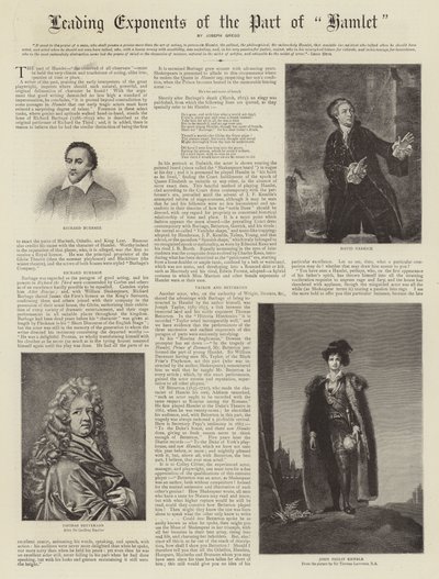 Czołowi odtwórcy roli Hamleta autorstwa Thomas Lawrence
