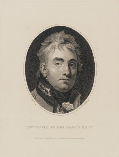 Generał porucznik Sir John Cradock, 1809 autorstwa Thomas Lawrence