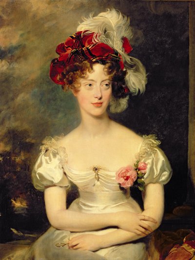 Marie-Caroline de Bourbon (1798-1870) Księżna Berry, ok. 1825 (olej na płótnie) autorstwa Thomas Lawrence