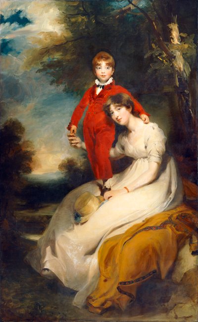 Pani Charles Thellusson z synem Karolem (olej na płótnie) autorstwa Thomas Lawrence