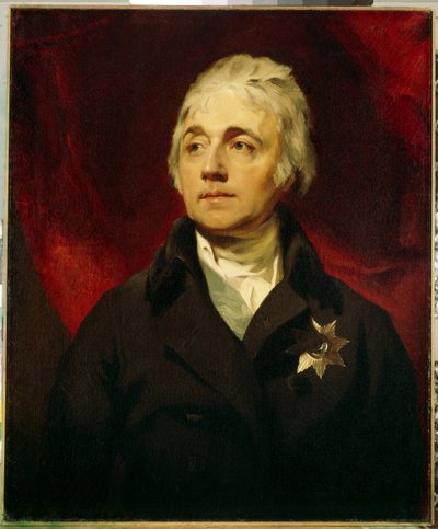 Portret hrabiego Siemion Romanowicza Woroncowa (1744-1832) (Portret hrabiego Siemiona Romanowicza Woroncowa). Obraz Sir Thomas Lawrence (1769-1830), olej na płótnie. Sztuka angielska, koniec XVIII-początek XIX wieku, romantyzm. Państwowej Ermitażu w Sankt  autorstwa Thomas Lawrence