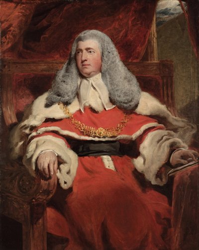 Portret Edwarda Lawa, 1. barona Ellenborough, MP. autorstwa Thomas Lawrence