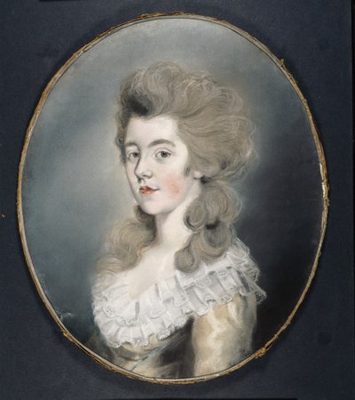 Portret Georgiany Spencer (pastel na papierze) autorstwa Thomas Lawrence