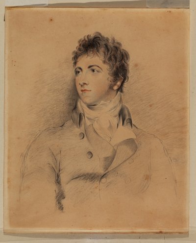 Portret Izaaka Cuthberta (ołówek na papierze) autorstwa Thomas Lawrence