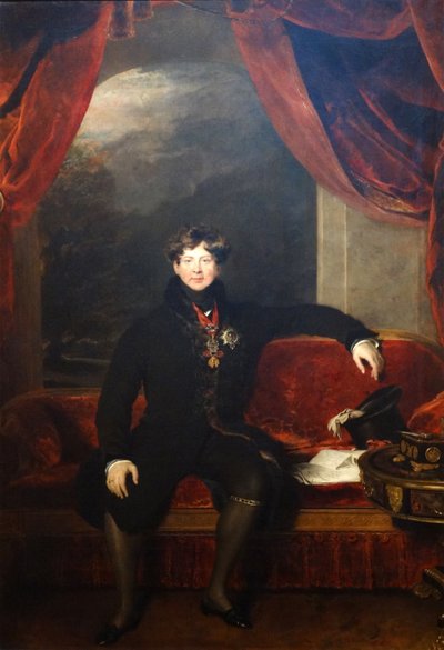 Portret króla Jerzego IV autorstwa Thomas Lawrence