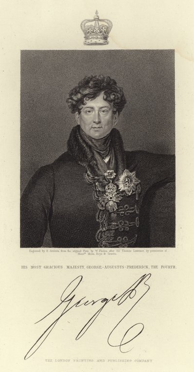 Portret króla Jerzego IV autorstwa Thomas Lawrence