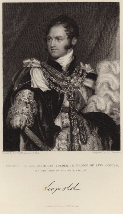 Portret króla Leopolda I autorstwa Thomas Lawrence