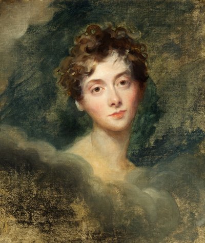 Portret Lady Caroline Lamb (1785-1828) c.1827 (olej na płótnie) autorstwa Thomas Lawrence