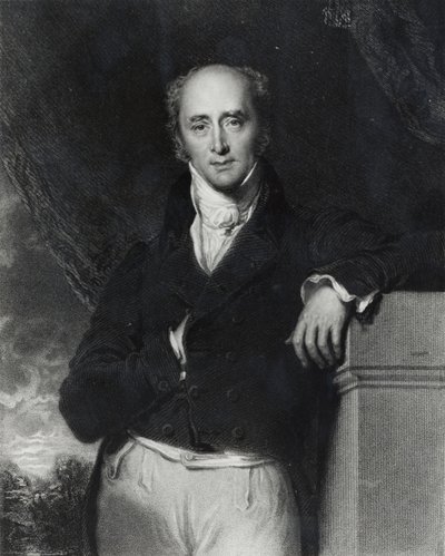 Portret szanownego Charlesa Greya, Earl Grey (1764-1845) rytowany przez J. Cochran autorstwa Thomas Lawrence