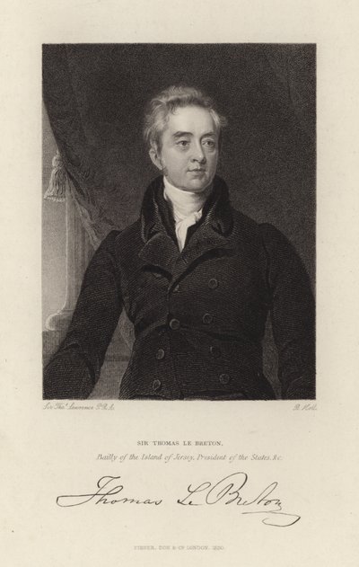 Sir Thomas Le Breton autorstwa Thomas Lawrence