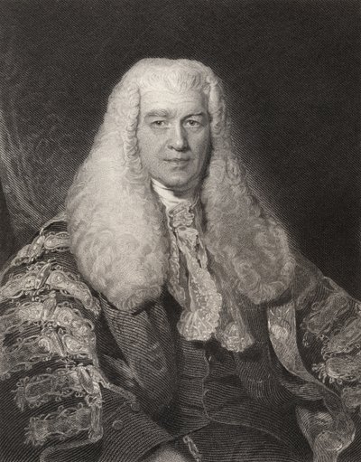 Sir Thomas Plumer, sztychowany przez H. Robinsona, z „Narodowej Galerii Portretów, tom III”, wydana ok. 1835 r. autorstwa Thomas Lawrence