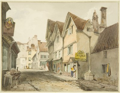 Część pleców św. Jakuba (ołówek i akwarela na papierze) autorstwa Thomas Leeson the Elder Rowbotham