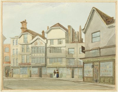 Peter Street (akwarela na papierze) autorstwa Thomas Leeson the Elder Rowbotham