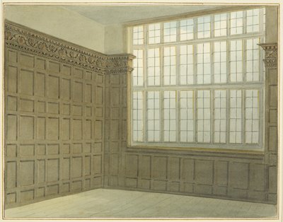 Sala po północnej stronie mennicy, obecnie Szpital św. Piotra (akwarela na papierze) autorstwa Thomas Leeson the Elder Rowbotham