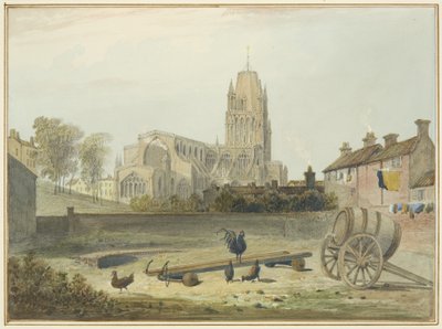 Kościół St Mary Redcliffe od strony północno-wschodniej autorstwa Thomas Leeson the Elder Rowbotham