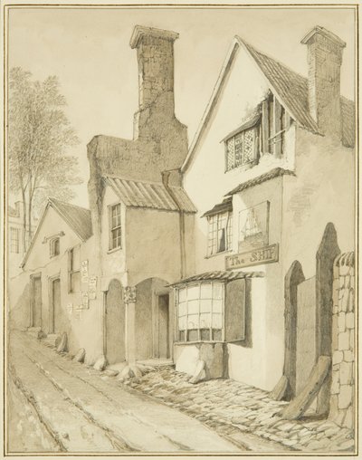 „Ship Inn”, Griffin Lane (akwarela na papierze) autorstwa Thomas Leeson the Elder Rowbotham