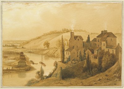 Totterdown, pokazując Knowle Hill, Bath Road i Brislington Turnpike autorstwa Thomas Leeson the Elder Rowbotham