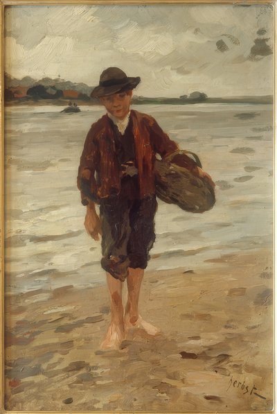 Chłopiec rybak autorstwa Thomas Ludwig Herbst