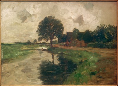 Kanał w Siethwende autorstwa Thomas Ludwig Herbst