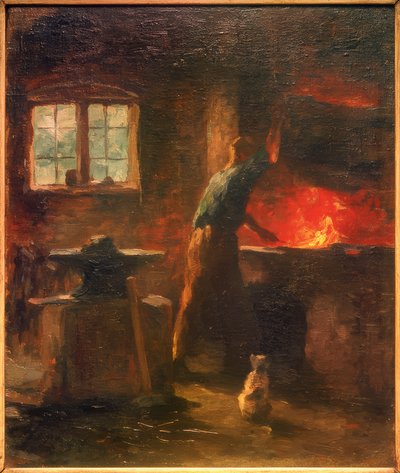 Kuźnia w Tangstedt autorstwa Thomas Ludwig Herbst