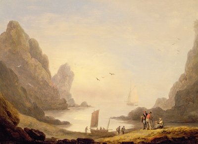 Zaciszna zatoczka autorstwa Thomas Luny