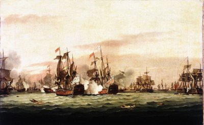 Bitwa świętych autorstwa Thomas Luny